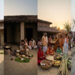 छठ पूजा की तैयारी - छठ पूजा की चार-दिवसीय तैयारी जिसमें नहाय-खाय, खरना, संध्या अर्घ्य और उषा अर्घ्य दिखाए गए हैं